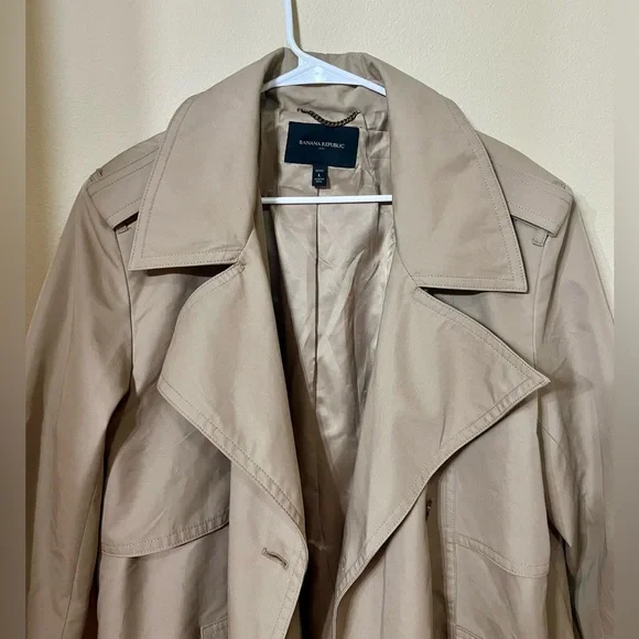 Banana Republic Petite Maverick Oversized Trench Coat - Picture 13 of 16